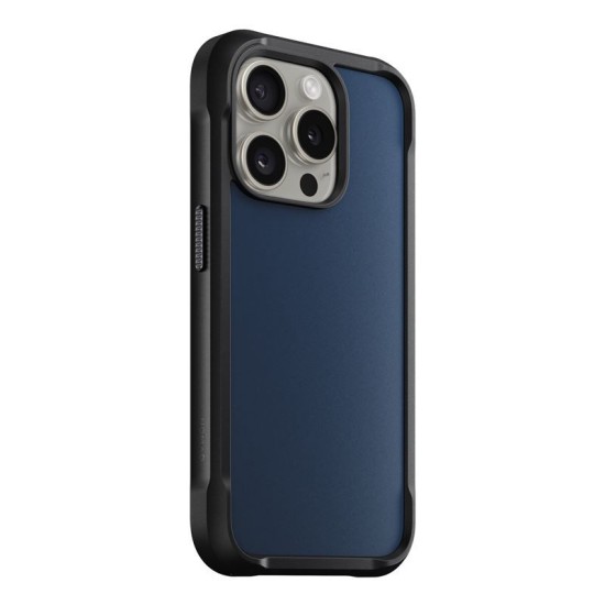 Husa NOMAD Rugged MagSafe compatibila cu iPhone 15 Pro Blue (iPhone 15 Pro, NM01638285) by www.silkase.ro