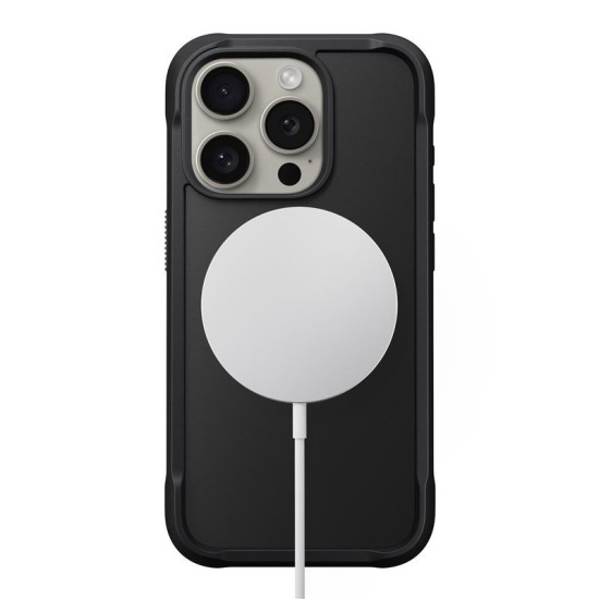 Husa NOMAD Rugged MagSafe compatibila cu iPhone 15 Pro Shadow (iPhone 15 Pro, NM01639985) by www.silkase.ro