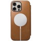 Husa din piele naturala NOMAD Leather Folio MagSafe compatibila cu iPhone 16 Pro Max Tan (iPhone 16 Pro Max, NM01673385) by www.silkase.ro