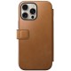 Husa din piele naturala NOMAD Leather Folio MagSafe compatibila cu iPhone 16 Pro Max Tan (iPhone 16 Pro Max, NM01673385) by www.silkase.ro