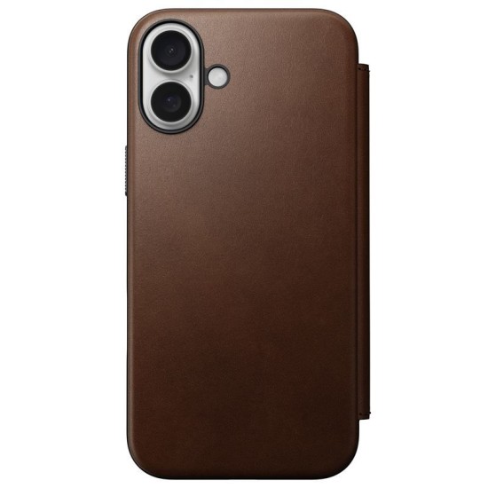 Husa din piele naturala NOMAD Leather Folio MagSafe compatibila cu iPhone 16 Plus Brown (Nomad, iPhone 16 Plus) by www.silkase.ro Husa din piele naturala NOMAD Leather Folio MagSafe compatibila cu iPhone 16 Plus Brown (iPhone 16 Plus, NM01681885) by www.silkase.ro