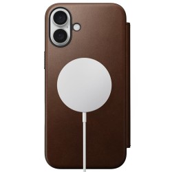 Husa din piele naturala NOMAD Leather Folio MagSafe compatibila cu iPhone 16 Plus Brown Husa din piele naturala NOMAD Leather Folio MagSafe compatibila cu iPhone 16 Plus Brown