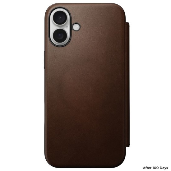 Husa din piele naturala NOMAD Leather Folio MagSafe compatibila cu iPhone 16 Plus Brown (Nomad, iPhone 16 Plus) by www.silkase.ro Husa din piele naturala NOMAD Leather Folio MagSafe compatibila cu iPhone 16 Plus Brown (iPhone 16 Plus, NM01681885) by www.silkase.ro