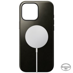 Husa de protectie din piele Nomad Modern pentru iPhone 16 Pro Max, verde crom Husa de protectie din piele Nomad Modern pentru iPhone 16 Pro Max, verde crom