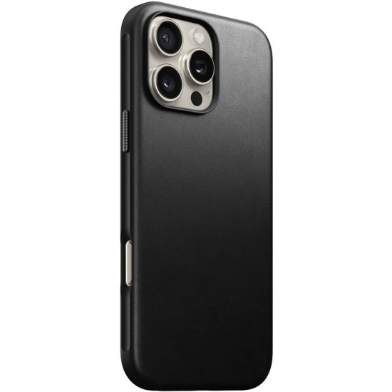 Husa din piele naturala NOMAD Modern Leather MagSafe compatibila cu iPhone 16 Pro Max Black (Nomad, iPhone 16 Pro Max) by www.silkase.ro Husa din piele naturala NOMAD Modern Leather MagSafe compatibila cu iPhone 16 Pro Max Black (iPhone 16 Pro Max, NM01693185) by www.silkase.ro