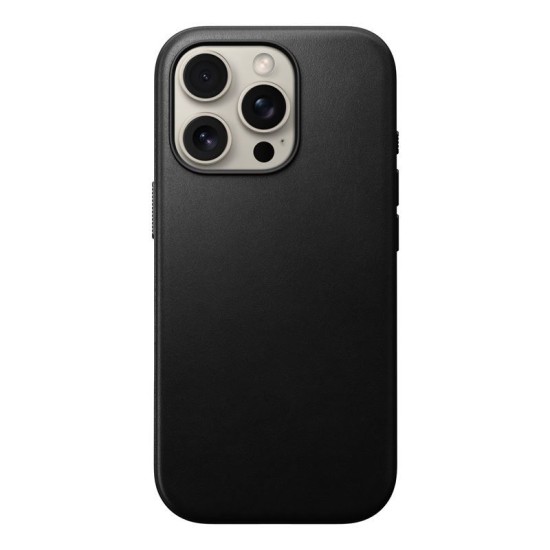 Husa din piele naturala NOMAD Modern Leather MagSafe compatibila cu iPhone 16 Pro Black (Nomad, iPhone 15 Pro) by www.silkase.ro Husa din piele naturala NOMAD Modern Leather MagSafe compatibila cu iPhone 16 Pro Black (iPhone 15 Pro, NM01697985) by www.silkase.ro