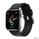 Curea din piele rezistenta la apa NOMAD Active Pro compatibila cu Apple Watch 4/5/6/7/8/SE/Ultra 42/44/45/49mm Black/Silver (Nomad, Ingredi) by www.silkase.ro Curea din piele rezistenta la apa NOMAD Active Pro compatibila cu Apple Watch 4/5/6/7/8/SE/Ultra 42/44/45/49mm Black/Silver (Ingredi, NM1A41SNW0) by www.silkase.ro