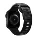 Curea rezistenta la apa NOMAD Sport Strap compatibila cu Apple Watch 4/5/6/7/8/SE/Ultra 42/44/45/49mm, M/L, Negru (Ingredi, NM1AM10000) by www.silkase.ro