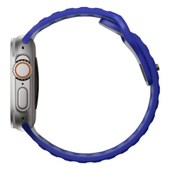 Curea Nomad Sport Strap pentru Apple Watch 49/46/45/44 mm Albastru (Ingredi, NM018607858) by www.silkase.ro
