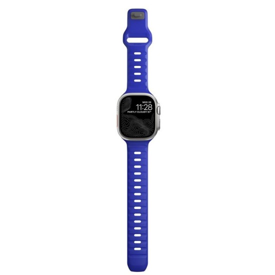 Curea Nomad Sport Strap pentru Apple Watch 49/46/45/44 mm Albastru (Ingredi, NM018607858) by www.silkase.ro