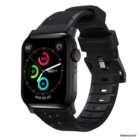 Curea Smartwatch, Nomad, Pentru Apple Watch 44/42 mm, Negru (Ingredi, NM1A41BN00) by www.silkase.ro