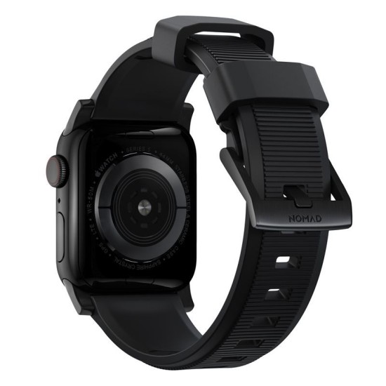 Curea Smartwatch, Nomad, Pentru Apple Watch 44/42 mm, Negru (Ingredi, NM1A41BN00) by www.silkase.ro