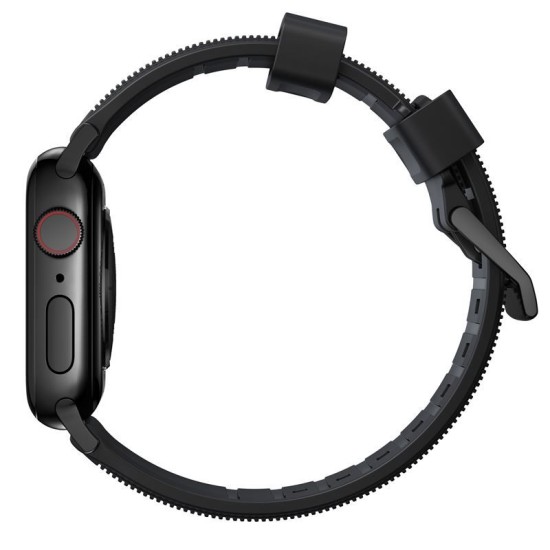 Curea Smartwatch, Nomad, Pentru Apple Watch 44/42 mm, Negru (Ingredi, NM1A41BN00) by www.silkase.ro