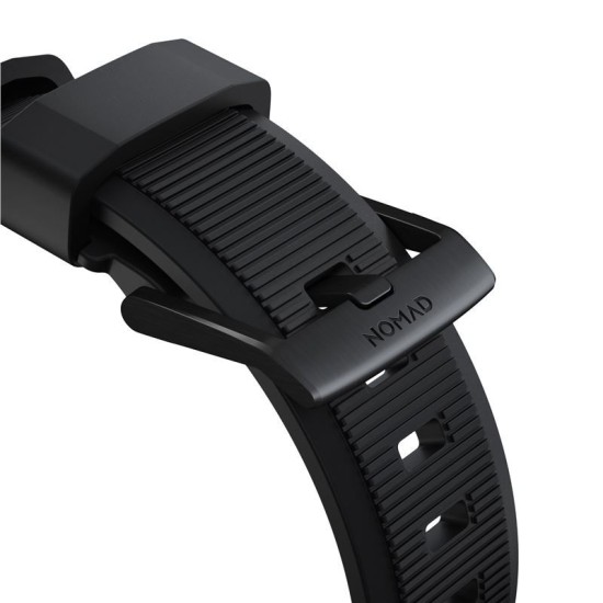 Curea Smartwatch, Nomad, Pentru Apple Watch 44/42 mm, Negru (Ingredi, NM1A41BN00) by www.silkase.ro