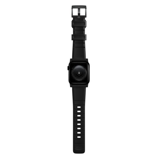 Curea Smartwatch, Nomad, Pentru Apple Watch 44/42 mm, Negru (Ingredi, NM1A41BN00) by www.silkase.ro