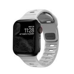 NOMAD Curea Sport Strap Rezistentă la Apă Apple Watch 42/41/40/38mm (Seria 11-1/SE), Grey