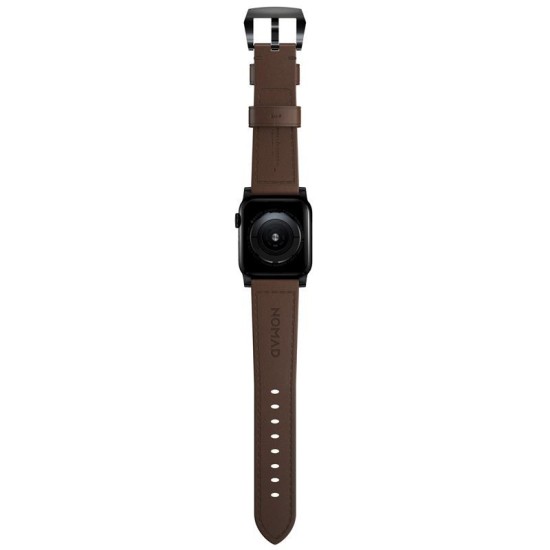 Curea din piele naturala NOMAD Traditional Band compatibila cu Apple Watch 4/5/6/7/8/SE/Ultra 42/44/45/49mm Brown/Black (Nomad, Ingredi) by www.silkase.ro Curea din piele naturala NOMAD Traditional Band compatibila cu Apple Watch 4/5/6/7/8/SE/Ultra 42/44/45/49mm Brown/Black (Ingredi, NM1A4RBT00) by www.silkase.ro