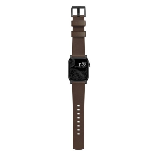 Curea smartwatch, Nomad, Horween Modern, Pentru Apple Watch 1/2/3/4, 44/42 mm, Maro (Nomad, Ingredi) by www.silkase.ro Curea smartwatch, Nomad, Horween Modern, Pentru Apple Watch 1/2/3/4, 44/42 mm, Maro (Ingredi, NM1A4RBM00) by www.silkase.ro