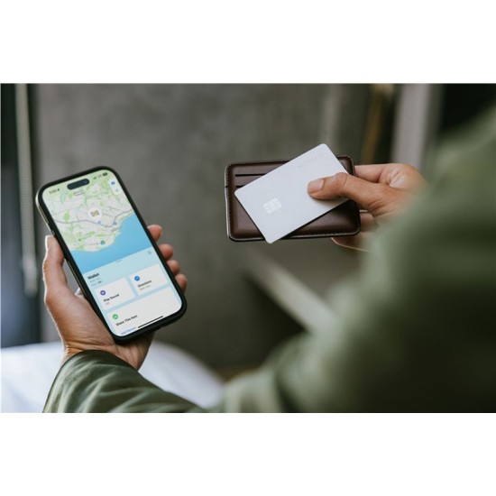 Card de Localizare Nomad Tracking Card Pro, Find My, Alb (Localizatoare și SmartTags, NM011093858) by www.silkase.ro