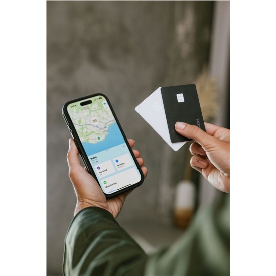 Card de Urmărire Nomad Tracking Card Pro - Find My, Negru (Ingredi, NM011109858) by www.silkase.ro