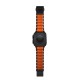 Curea Nomad Stratos Band, Black Titanium & Ultra Orange FKM, pentru Apple Watch 45/46/49mm (Ingredi, NM011116858) by www.silkase.ro