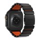 Curea Nomad Stratos Band, Black Titanium & Ultra Orange FKM, pentru Apple Watch 45/46/49mm (Ingredi, NM011116858) by www.silkase.ro