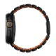 Curea Nomad Stratos Band, Black Titanium & Ultra Orange FKM, pentru Apple Watch 45/46/49mm (Ingredi, NM011116858) by www.silkase.ro