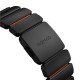 Curea Nomad Stratos Band, Black Titanium & Ultra Orange FKM, pentru Apple Watch 45/46/49mm (Ingredi, NM011116858) by www.silkase.ro
