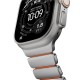 Curea Nomad Stratos pentru Apple Watch 45/46/49mm, Natural Titanium & Ultra Orange FKM Curea Nomad Stratos pentru Apple Watch 45/46/49mm, Natural Titanium & Ultra Orange FKM (Ingredi, NM011123858) by www.silkase.ro
