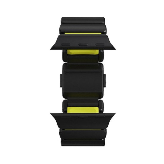 Curea Nomad Stratos Band, Black Titanium Volt FKM, Apple Watch 45/46/49mm (Ingredi, NM011130858) by www.silkase.ro