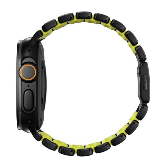 Curea Nomad Stratos Band, Black Titanium Volt FKM, Apple Watch 45/46/49mm (Ingredi, NM011130858) by www.silkase.ro