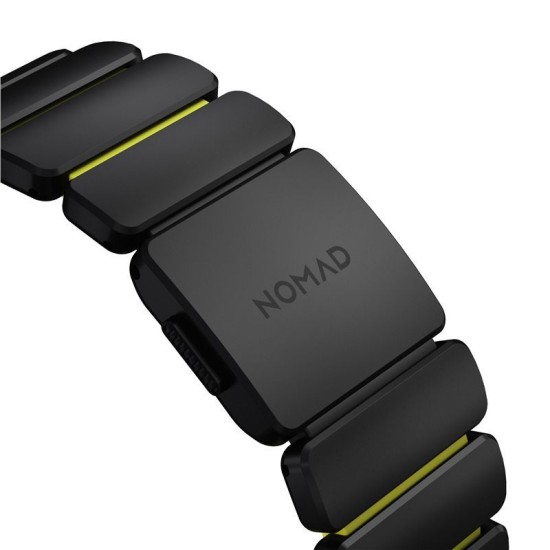 Curea Nomad Stratos Band, Black Titanium Volt FKM, Apple Watch 45/46/49mm (Ingredi, NM011130858) by www.silkase.ro