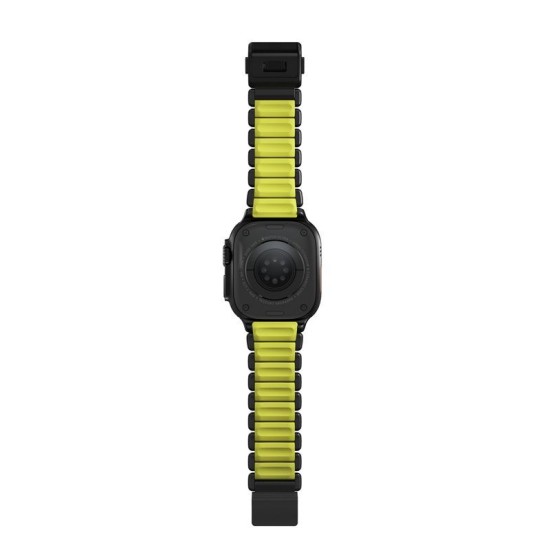 Curea Nomad Stratos Band, Black Titanium Volt FKM, Apple Watch 45/46/49mm (Ingredi, NM011130858) by www.silkase.ro