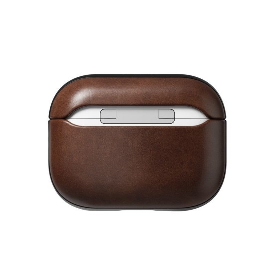 Husa de protectie din piele Horween Nomad Modern pentru Airpods Pro 3, maro rustic (Nomad, Ingredi) by www.silkase.ro Husa de protectie din piele Horween Nomad Modern pentru Airpods Pro 3, maro rustic (Pro 3, NM011284858) by www.silkase.ro