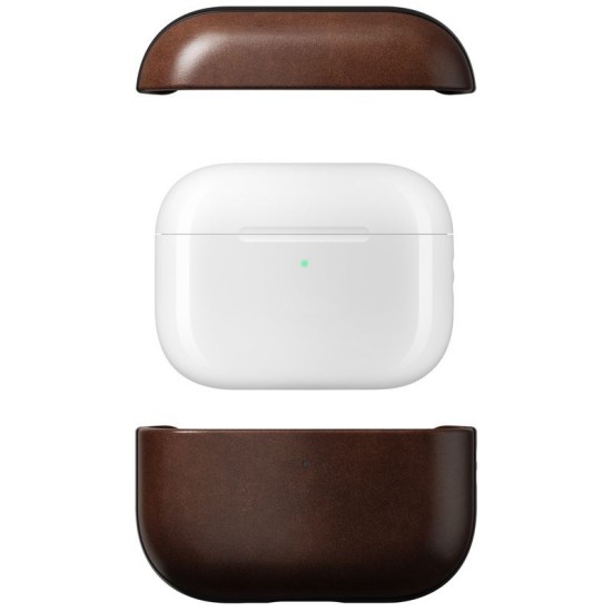 Husa de protectie din piele Horween Nomad Modern pentru Airpods Pro 3, maro rustic (Nomad, Ingredi) by www.silkase.ro Husa de protectie din piele Horween Nomad Modern pentru Airpods Pro 3, maro rustic (Pro 3, NM011284858) by www.silkase.ro
