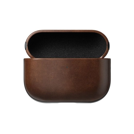 Husa de protectie din piele Horween Nomad Modern pentru Airpods Pro 3, maro rustic (Nomad, Ingredi) by www.silkase.ro Husa de protectie din piele Horween Nomad Modern pentru Airpods Pro 3, maro rustic (Pro 3, NM011284858) by www.silkase.ro