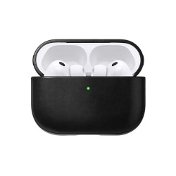 Husa de protectie din piele Horween Nomad Modern pentru Airpods Pro 3, neagra