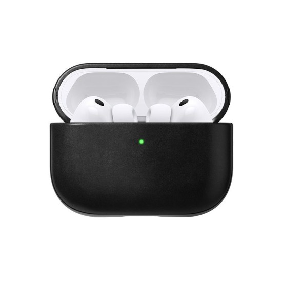 Husa de protectie din piele Horween Nomad Modern pentru Airpods Pro 3, neagra (Nomad, Ingredi) by www.silkase.ro Husa de protectie din piele Horween Nomad Modern pentru Airpods Pro 3, neagra (Pro 3, NM011291858) by www.silkase.ro