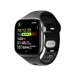 NOMAD Brățară Sport Tempo Apple Watch 42/41/40/38mm (Seria 11/SE), Neagră