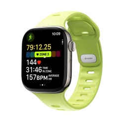 NOMAD Brățară Sport Tempo Apple Watch 49/46/45/44mm (Ultra 3-1/Seria 11), Verde Lime