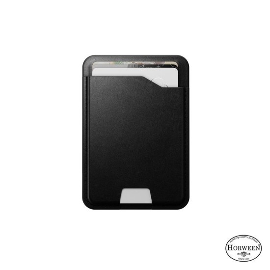 Portofel magnetic din piele Nomad cu localizare Find My, negru (Localizatoare și SmartTags, NM011741858) by www.silkase.ro