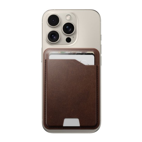 Portofel magnetic din piele Nomad cu localizare Find My, maro (Nomad, Ingredi) by www.silkase.ro Portofel magnetic din piele Nomad cu localizare Find My, maro (Localizatoare și SmartTags, NM011758858) by www.silkase.ro