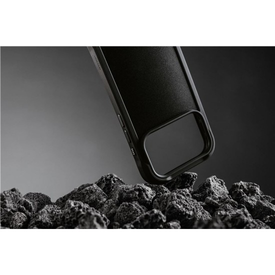 Husa de protectie robusta din piele Horween Nomad Rugged pentru iPhone 17 Pro Max, neagra (iPhone 17 Pro Max, NM011789858) by www.silkase.ro