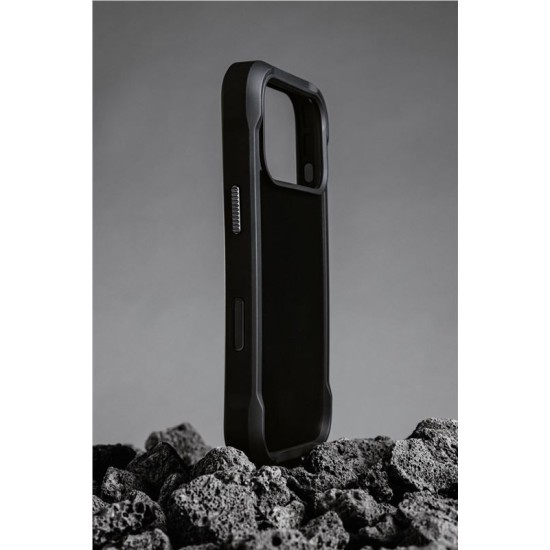 Husa de protectie robusta din piele Horween Nomad Rugged pentru iPhone 17 Pro Max, neagra (iPhone 17 Pro Max, NM011789858) by www.silkase.ro
