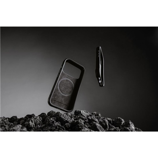 Husa de protectie robusta din piele Horween Nomad Rugged pentru iPhone 17 Pro Max, neagra (iPhone 17 Pro Max, NM011789858) by www.silkase.ro