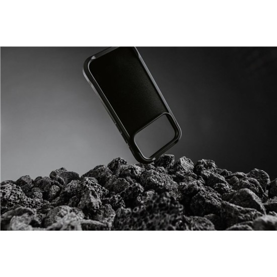 Husa de protectie robusta din piele Horween Nomad Rugged pentru iPhone 17 Pro Max, neagra (iPhone 17 Pro Max, NM011789858) by www.silkase.ro