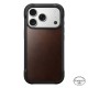 Husa de protectie robusta din piele Horween Nomad Rugged pentru iPhone 17 Pro, maro rustic (iPhone 17 Pro, NM011819858) by www.silkase.ro