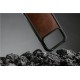 Husa de protectie robusta din piele Horween Nomad Rugged pentru iPhone 17 Pro, maro rustic (iPhone 17 Pro, NM011819858) by www.silkase.ro