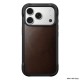 Husa de protectie robusta din piele Horween Nomad Rugged pentru iPhone 17 Pro, maro rustic (iPhone 17 Pro, NM011819858) by www.silkase.ro