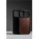 Husa de protectie robusta din piele Horween Nomad Rugged pentru iPhone 17 Pro, maro rustic (iPhone 17 Pro, NM011819858) by www.silkase.ro